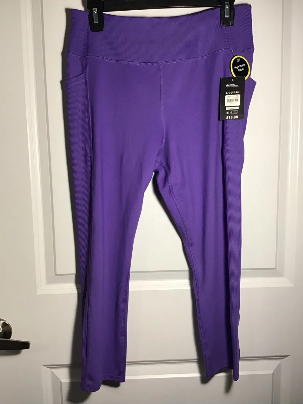 Athletic Works Purple Performance Leggings